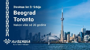 Er Srbija leti za Toronto
